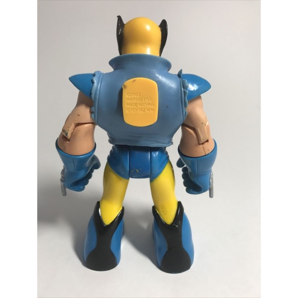 Wolverine Rescue Heroes 6" Action Figure Blue Vest 2003 Playwell Toy Biz Rare - Picture 2 of 6